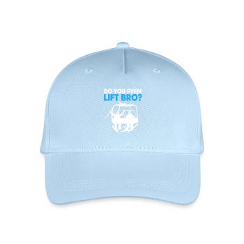 Ski Skiurlaub - Kinder Bio Basecap - Hellblau - Vorne