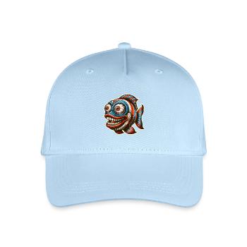 Fish - Organic Kids’ Baseball Cap - light blue - Front