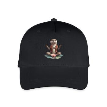 Otter - Kinder Bio Basecap - Schwarz - Vorne