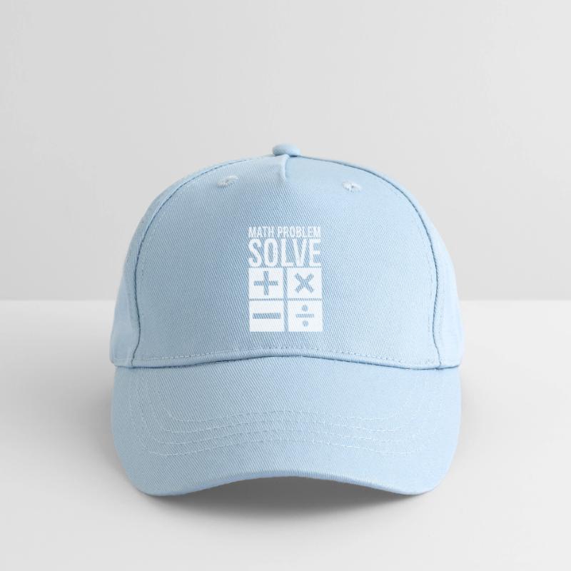 math problem solve Organic Kids’ Baseball Cap