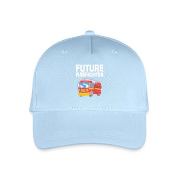 Firefighter Fire Brigade - Organic Kids’ Baseball Cap - light blue - Front