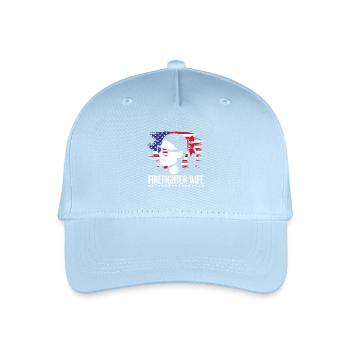 Firefighter Fire Brigade - Organic Kids’ Baseball Cap - light blue - Front