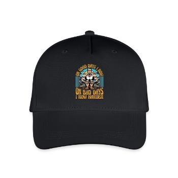 Water Rowing On Good Days I Row Loves Boating - Organic Kids’ Baseball Cap - black - Front