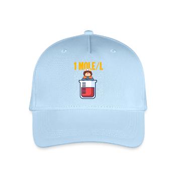 Maulwurf - Kinder Bio Basecap - Hellblau - Vorne
