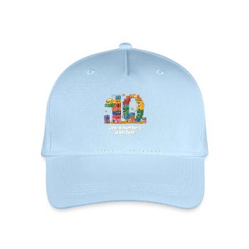 ZAHL TAG - Kinder Bio Basecap - Hellblau - Vorne