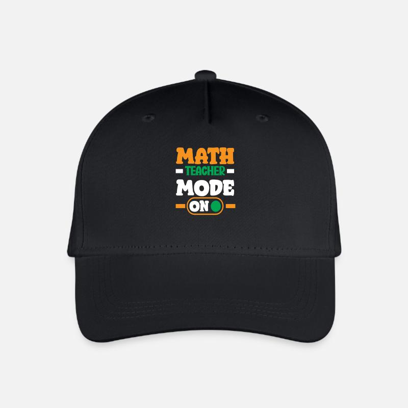 Mathe Lehrer Mathematik Geschenk - Kinder Bio Basecap - Schwarz