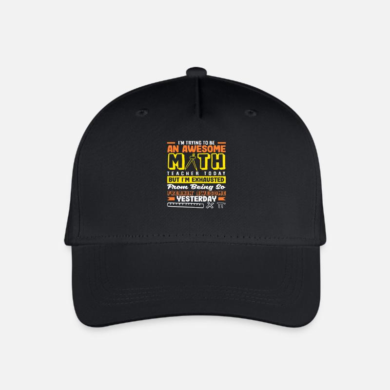 Mathe Lehrer Mathematik Geschenk - Kinder Bio Basecap - Schwarz