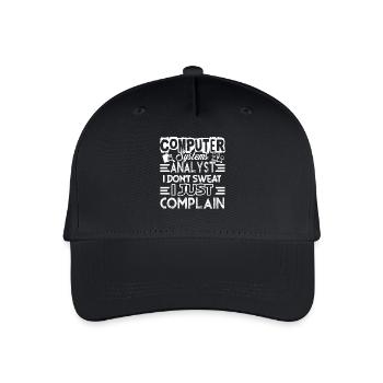 Computer Systems Analyst I Just Complain - Organic Kids’ Baseball Cap - black - Front