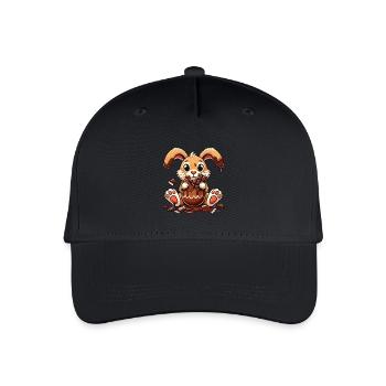 Enjoy Easter Bunny Chocolate - Organic Kids’ Baseball Cap - black - Front