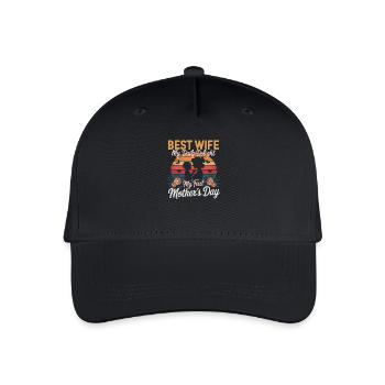 Celebrate Mother's Day for your wife - Organic Kids’ Baseball Cap - black - Front