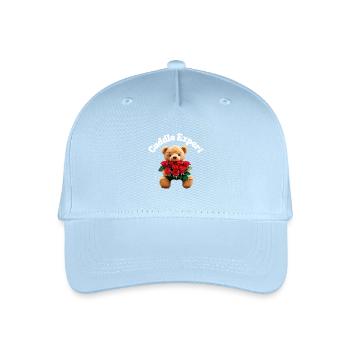 Cuddle Expert - Organic Kids’ Baseball Cap - light blue - Front