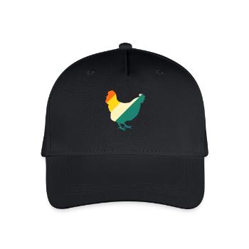 Chickens Hen - Organic Kids’ Baseball Cap - black - Front