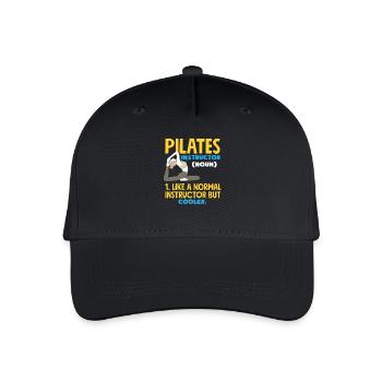 Entraîneur de Pilates Nomen Cool And Loose - Casquette de baseball bio Enfant - noir - Devant