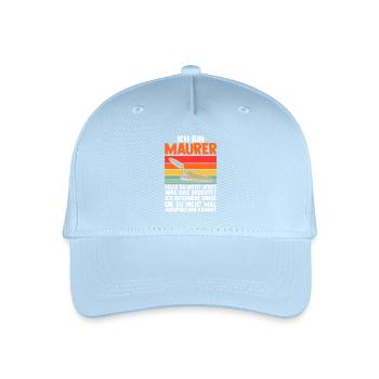 Master Bricklayer Journeyman Bricklayer - Organic Kids’ Baseball Cap - light blue - Front