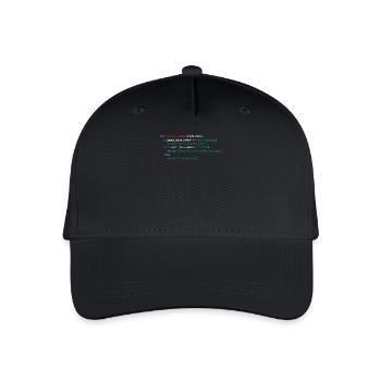 Programmeur Café Code Informatique Cadeau - Casquette de baseball bio Enfant - noir - Devant