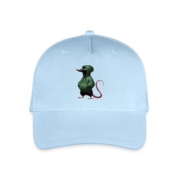 Maus - Kinder Bio Basecap - Hellblau - Vorne