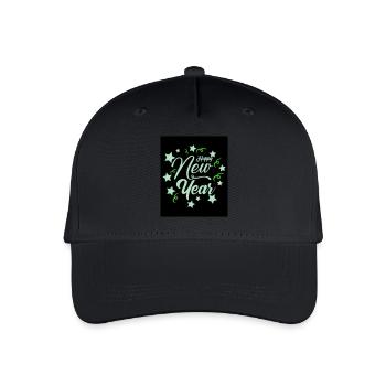 Nouvel An 7 - Casquette de baseball bio Enfant - noir - Devant