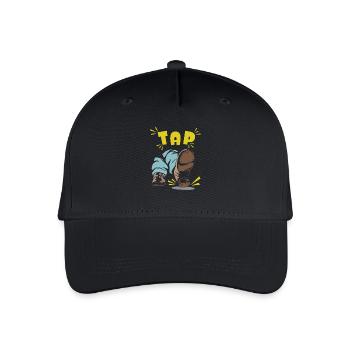 TAP Steps Rhythm Dynamics for Dance Enthusiasts - Organic Kids’ Baseball Cap - black - Front