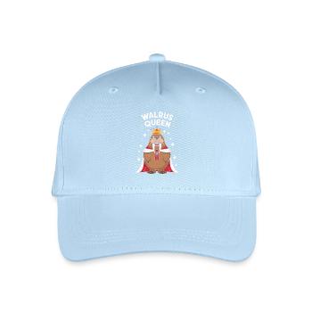 Walross - Kinder Bio Basecap - Hellblau - Vorne