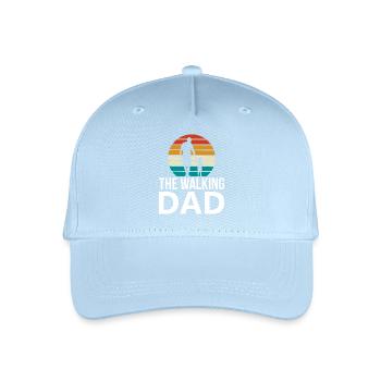 Famille Papa marcheur 04 - Casquette de baseball bio Enfant - bleu clair - Devant