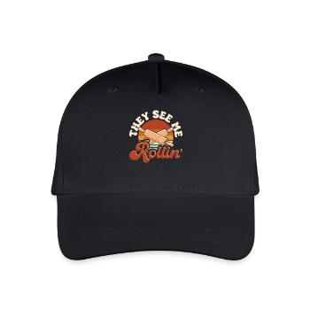 Bake - Organic Kids’ Baseball Cap - black - Front