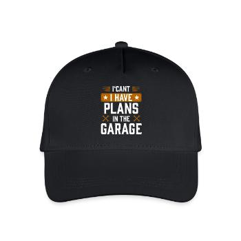 garage1 Zeichenfläche 1 - Kinder Bio Basecap - Schwarz - Vorne