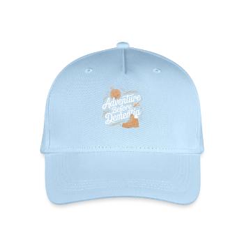L’aventure avant la démence Randonnée Camping en plein air - Casquette de baseball bio Enfant - bleu clair - Devant
