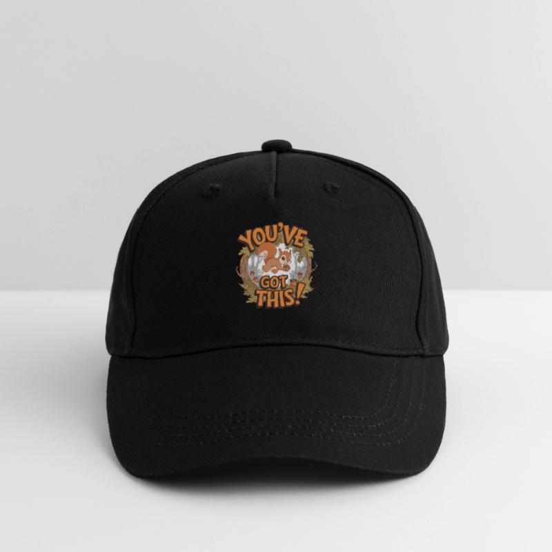 Du Schaffst Das! Eichhörnchen Mit Eichel Kinder Bio Basecap