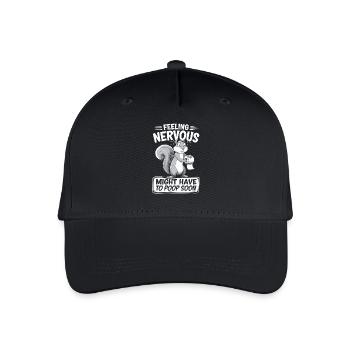 Intestin irritable Syndrom Écureuil Caca Humour - Casquette de baseball bio Enfant - noir - Devant