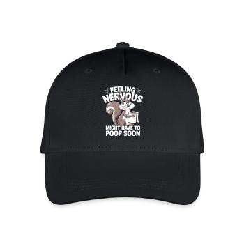 Intestin irritable Syndrom Écureuil Caca Humour - Casquette de baseball bio Enfant - noir - Devant