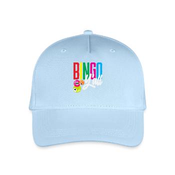 Bingo Y'all Farbenfrohes Bingo Erlebnis - Kinder Bio Basecap - Hellblau - Vorne