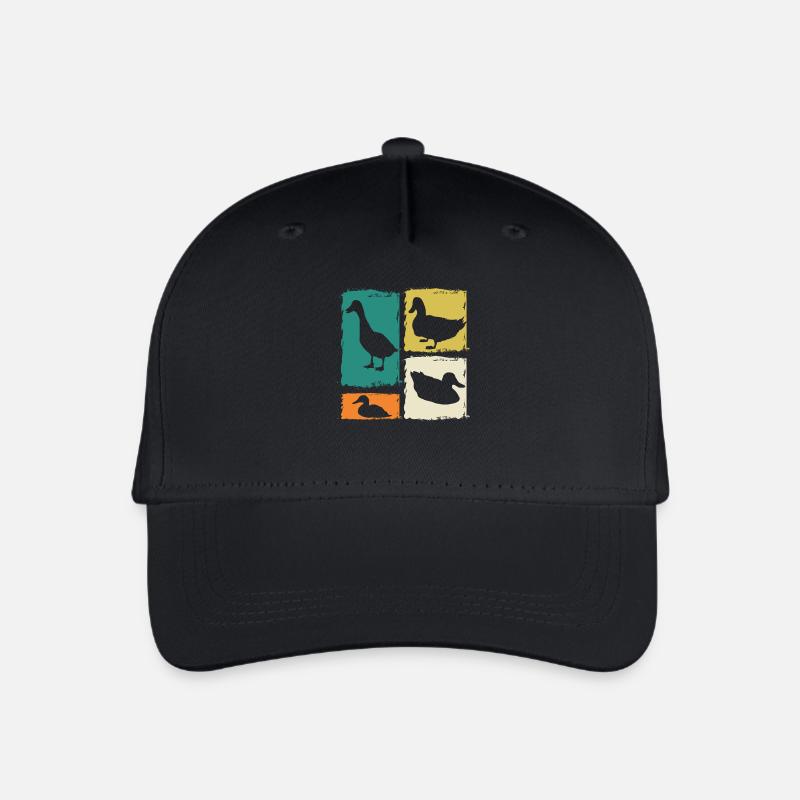 Enten - Kinder Bio Basecap - Schwarz