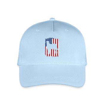 Irish wolfhound - Organic Kids’ Baseball Cap - light blue - Front