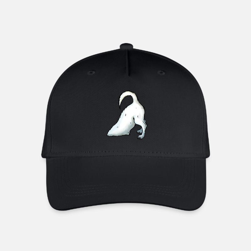 Jack Russell digs - Organic Kids’ Baseball Cap - black