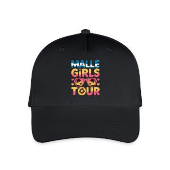 Malle Girls Tour - Kinder Bio Basecap - Schwarz - Vorne