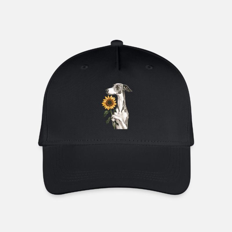Windhund - Kinder Bio Basecap - Schwarz