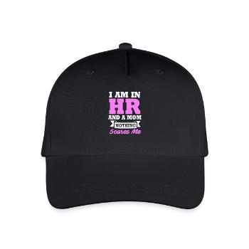 HR Manager - Organic Kids’ Baseball Cap - black - Front