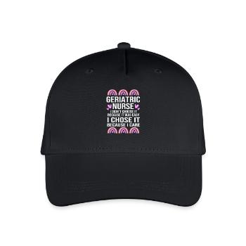 Maison de retraite Infirmière gériatrique Infirmière - Casquette de baseball bio Enfant - noir - Devant