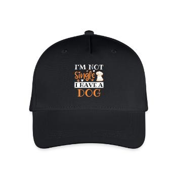 Hundehalter Lustiger Hunde Spruch - Kinder Bio Basecap - Schwarz - Vorne