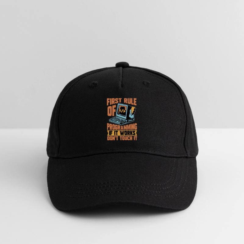 Codeur Première règle de programmation si développeur Web Casquette de baseball bio Enfant