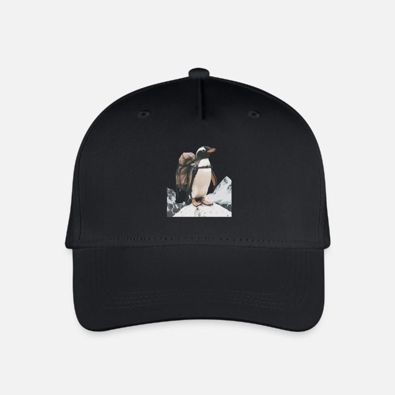 Pinguin - Kinder Bio Basecap - Schwarz