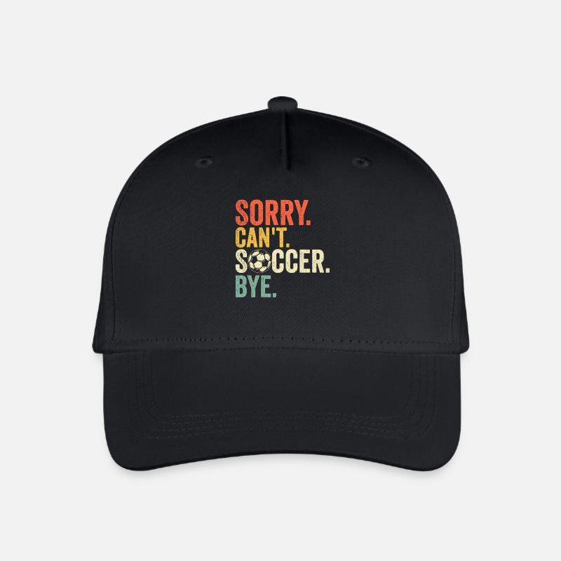Fußball - Kinder Bio Basecap - Schwarz