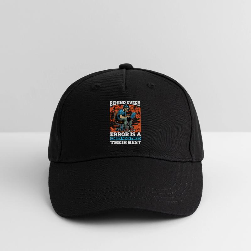 Coder Behind Every Error Is A Coder Web Developer Organic Kids’ Baseball Cap