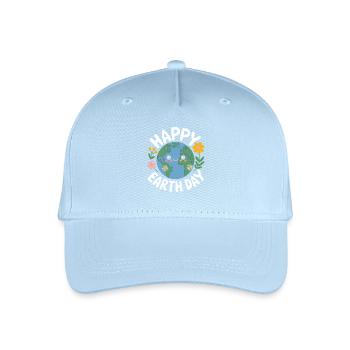 Earth Day - Organic Kids’ Baseball Cap - light blue - Front