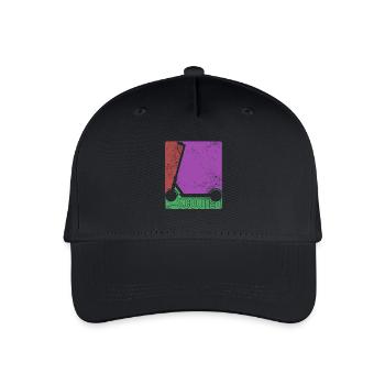 E-scooter, scooter électrique avec batterie - Casquette de baseball bio Enfant - noir - Devant