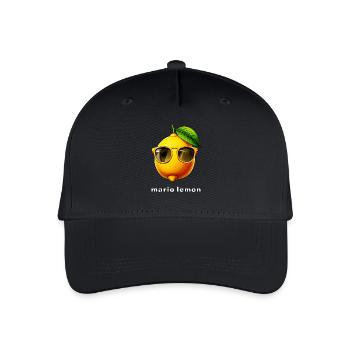 LEMON mario lemon - Organic Kids’ Baseball Cap - black - Front
