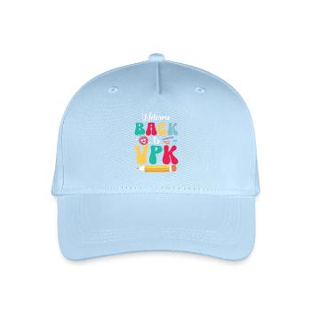 Willkommen Zurück Zu Vpk - Kinder Bio Basecap - Hellblau - Vorne