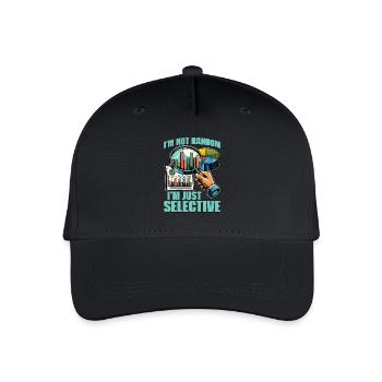 Statistician I'm Not Random I'm Mathematician - Organic Kids’ Baseball Cap - black - Front