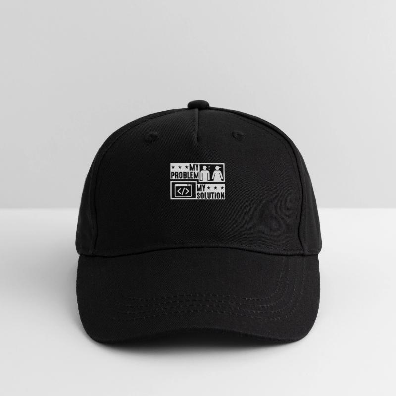 Online Coder My Problem My Solution Pictogram Mom Kinder Bio Basecap