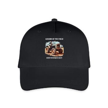 TRAKTOR LEGEND OF THE FIELD - Kinder Bio Basecap - Schwarz - Vorne